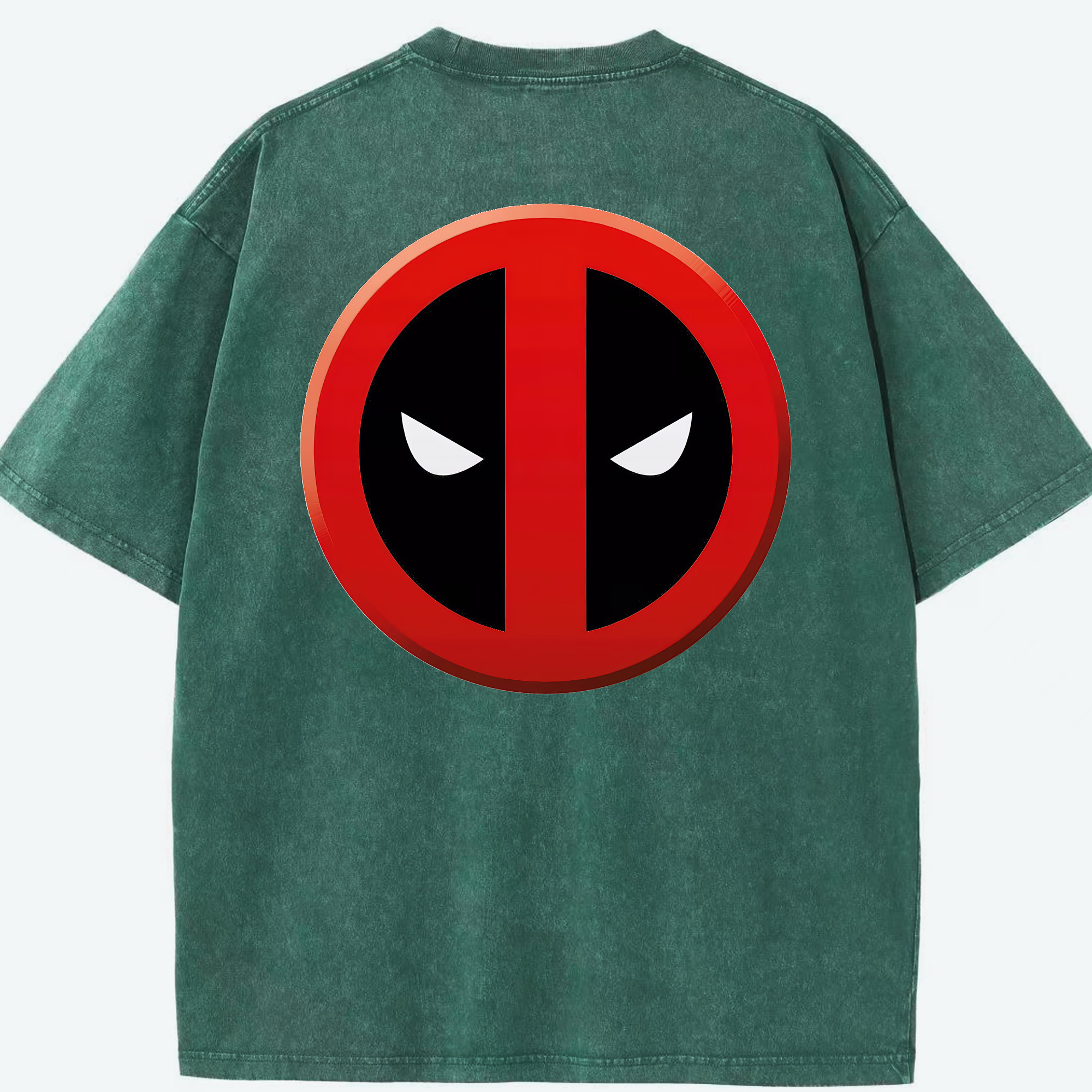（画像用） Deadpool デッドプール 綿100% ヴィンテージ風 半袖Tシャツ（背面プリント）